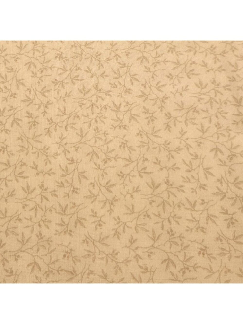 Classic Cottons Beige Vine Pattern Quilting Fabric Cotton 1.5 Yards
